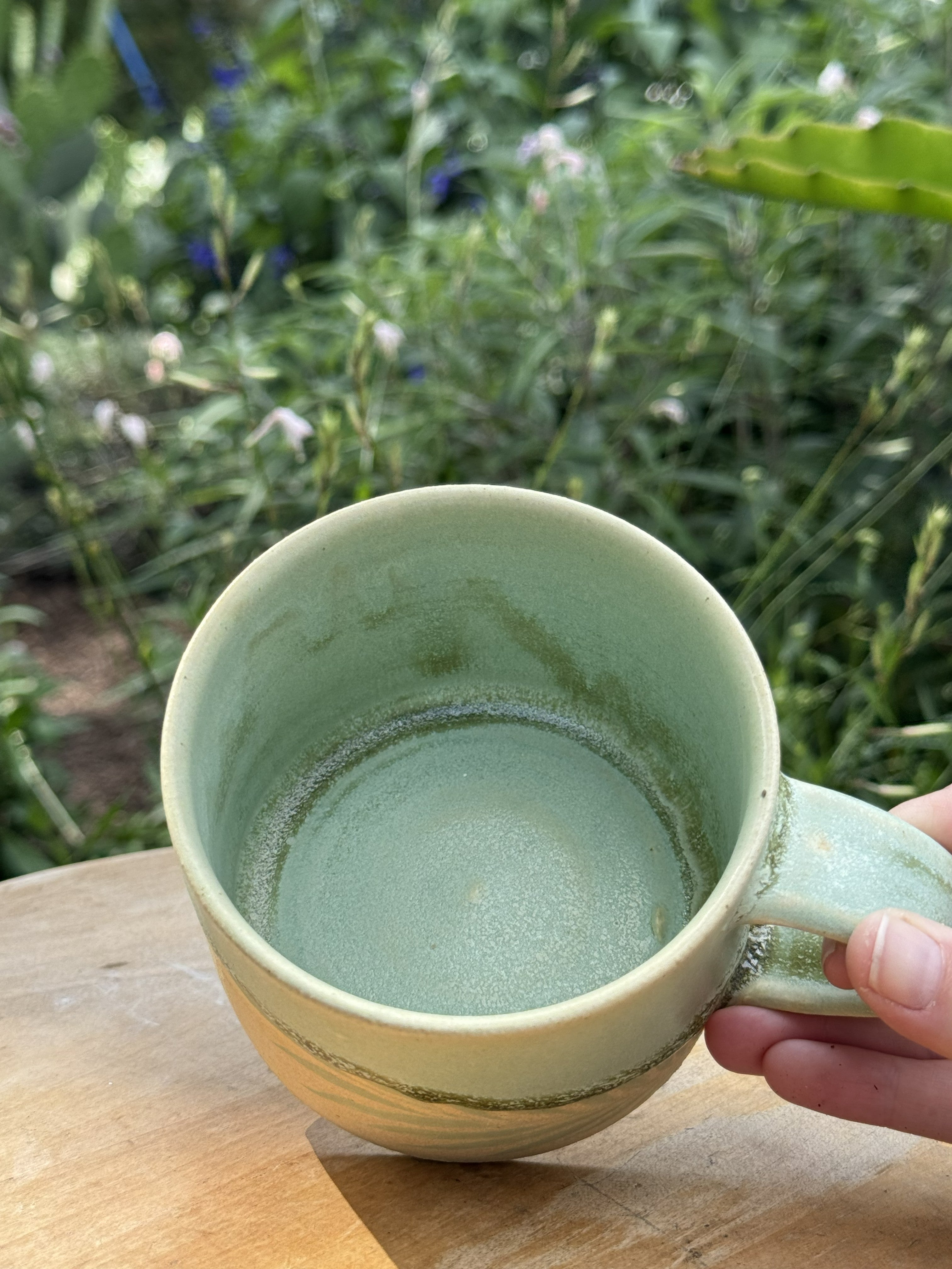Tropical Red Leaf Mug