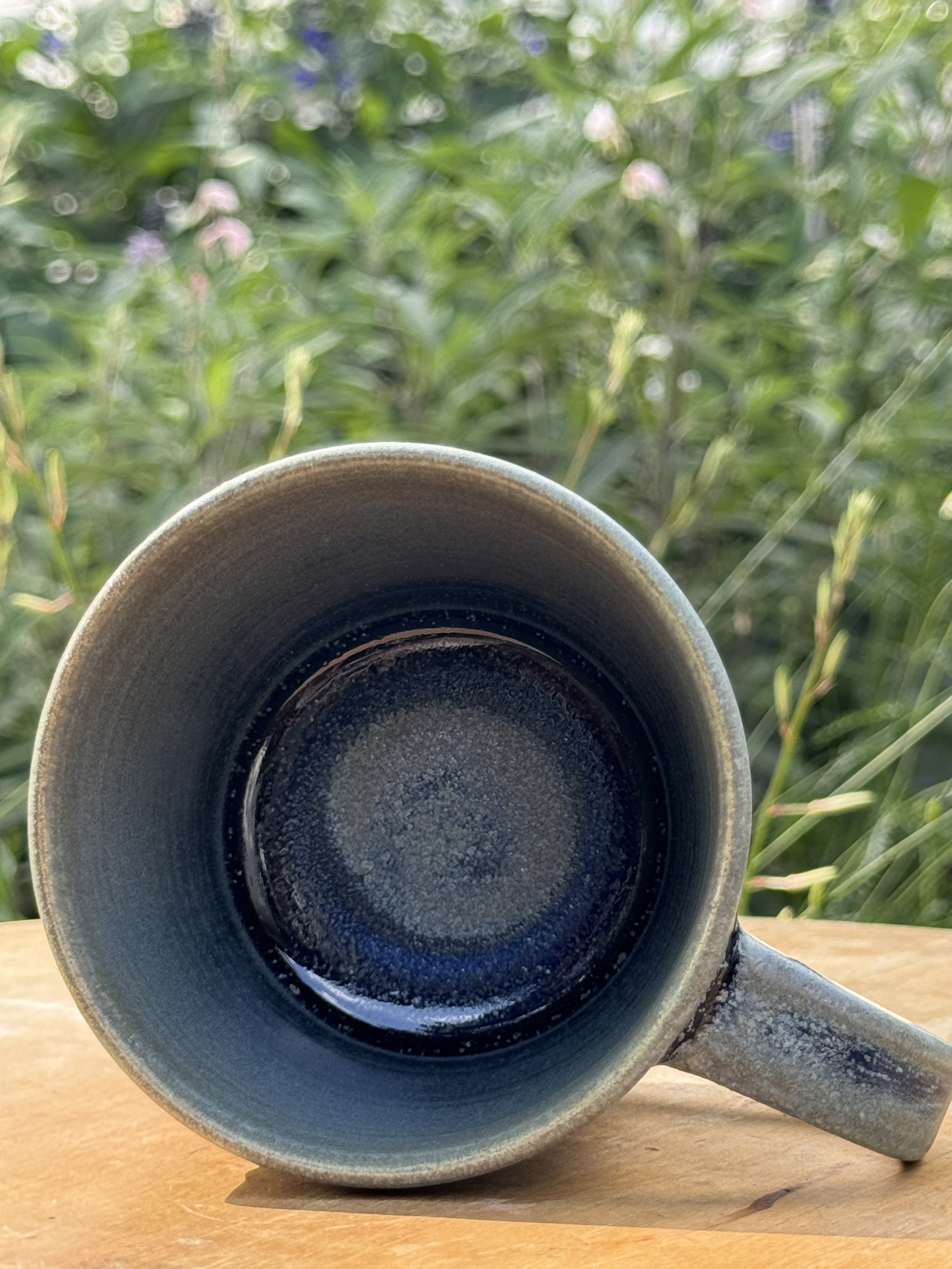 Blue Leaf Mug
